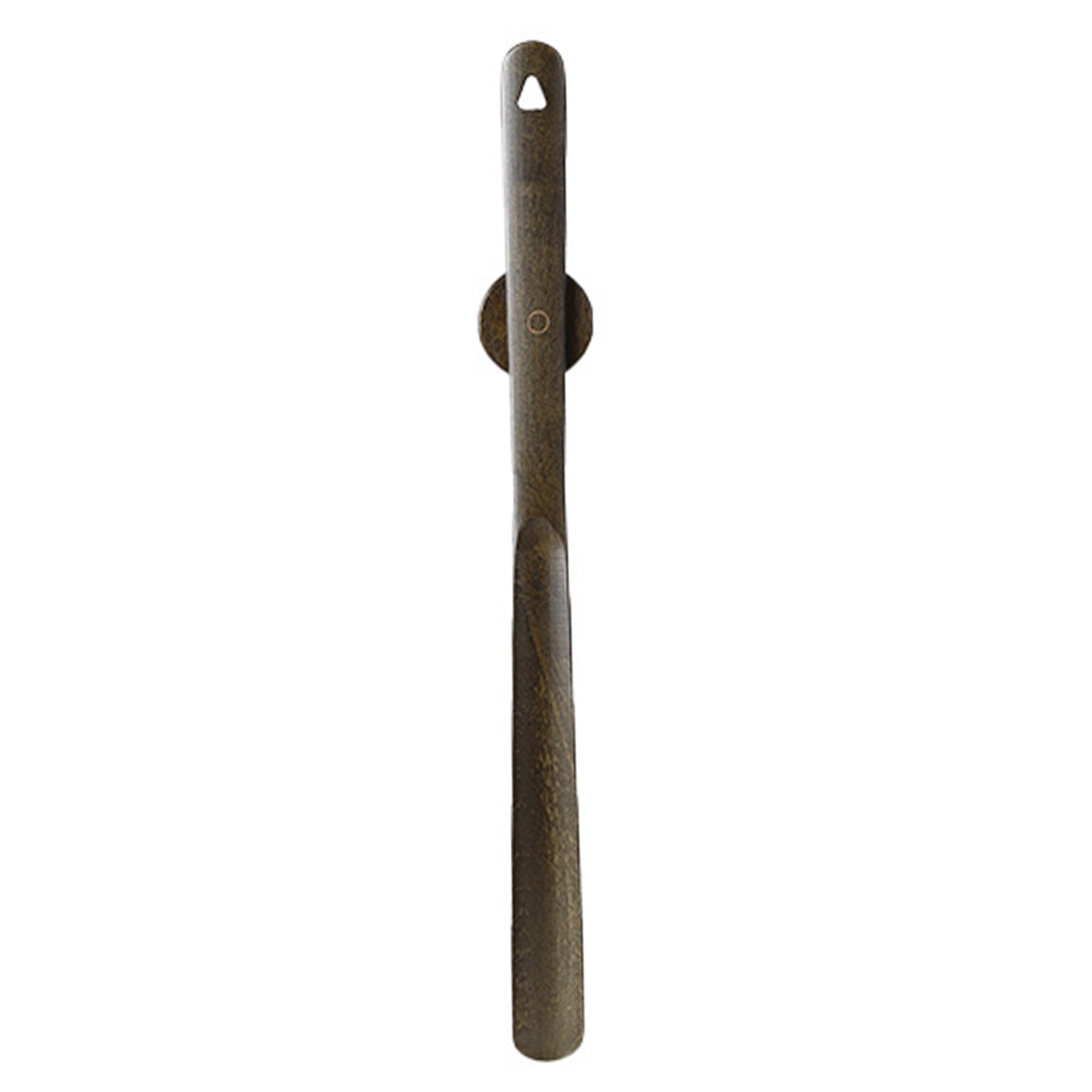 Ameble Shoe Horn Long Handle for Seniors, Magnetic Wooden Shoe Horn Long Handle, 50cm Beech Wood for Seniors, Greenish Brown Helper Pregnant Women & Lazy Users Shoehorn, Shoehorn