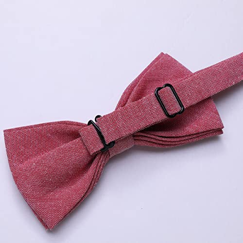 Image of AUSKY 8 PACKS Elegant Adjustable Pre-tied Bow Ties for Men Boys (1&4&5&6&8 Pack for option)