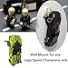 Wall Mount for Brick Cars and Figure,Wall Mount for Any Lego Speed Champions Sets Wall Bracket for Lego Speed of Champions with a Base for The Pilot, 3pcs Black