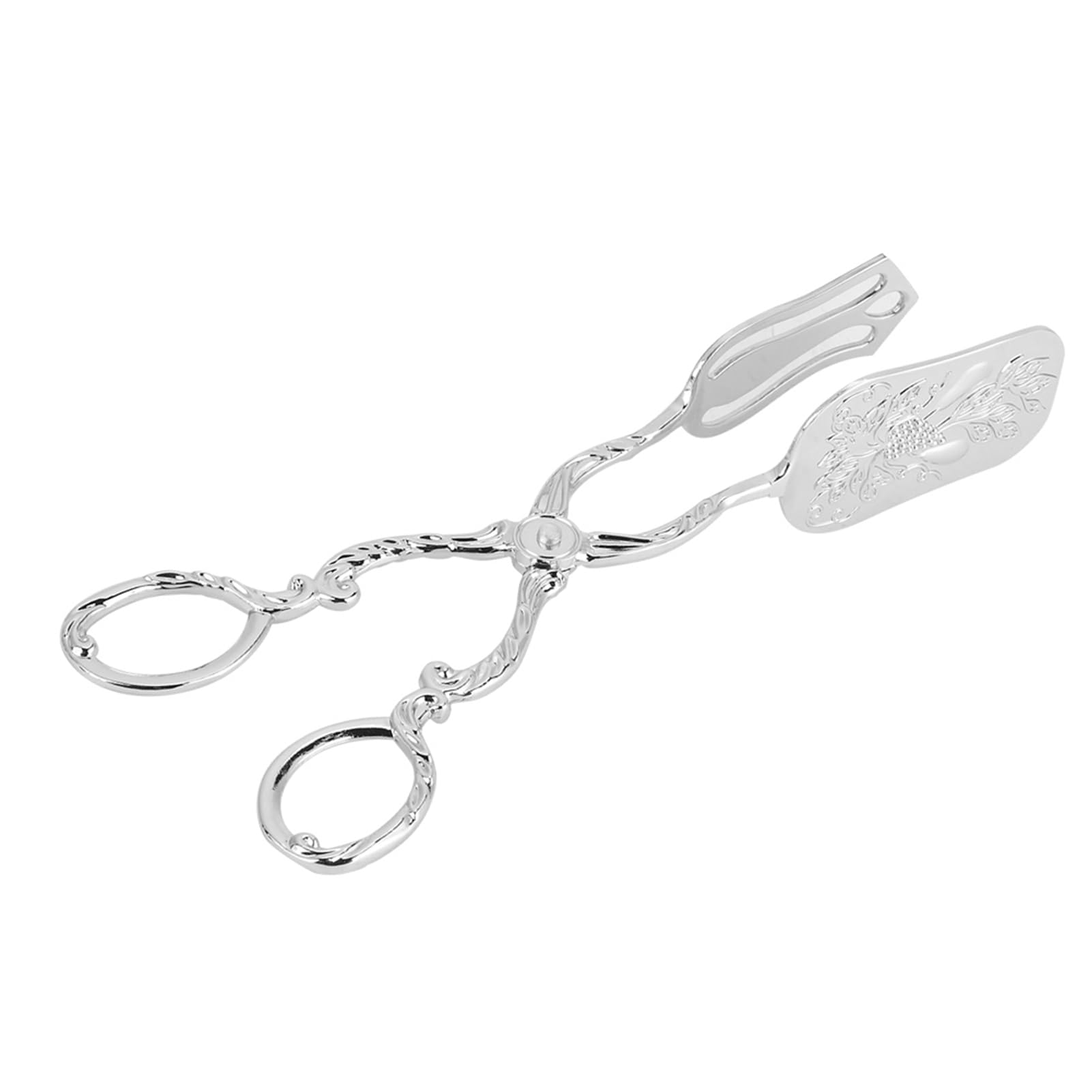 Pinze Da Servizio Vintage In Lega Di Zinco Dorato - Per Pane, Insalata, Torte, 23 Cm