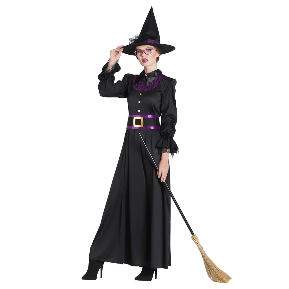 Boland - Adult Classy Witch Costume Adult Fancy Dress Costumes Halloween Witch Fairy Tale Costume