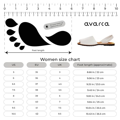 Avarca Leather Flat Sandals for Women - Made in Spain - Peep Toe Womens Sandals, Perfect Beach Essentials - Comfortable Spanish Women's Shoes for Every Occasion, Handmade Slingback Shoes2