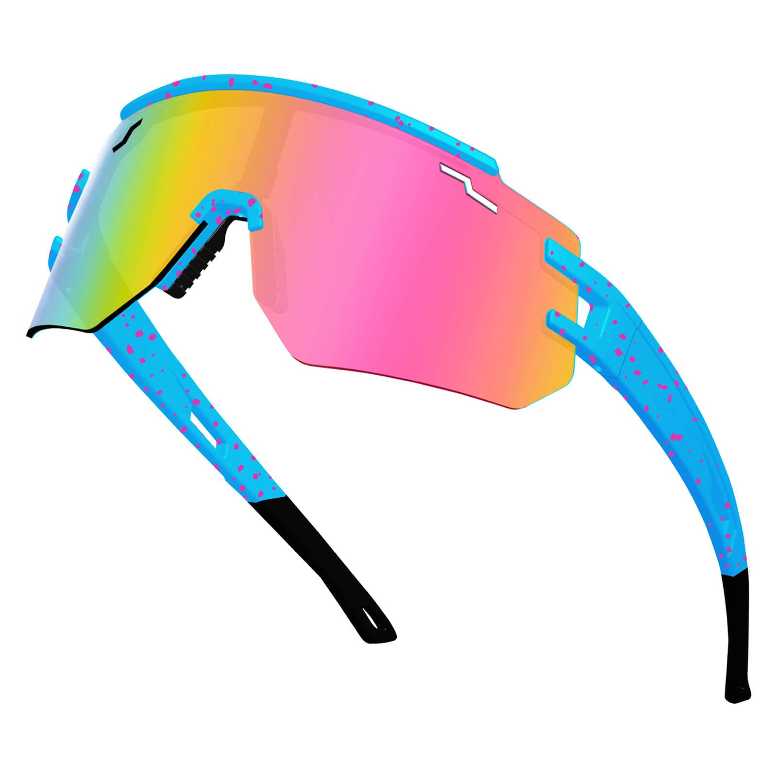 AVV Polaryzacyjne okulary przeciwsłoneczne UV400 do jazdy na rowerze, baseballowe, wiatroszczelne, przeciwmgielne, do sportów na świeżym powietrzu, lekka oprawka, mężczyźni, kobiety, młodzież
