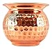 Indian Art Villa Pure Copper Kalash for Puja Decoration, Copper Lota Kalash with Hammered Design for Pooja at Home, Wedding Purpose, Temple and All Festival, Volume- 15 Oz
