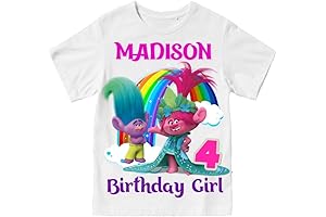 Personalized Trolls Birthday Shirt