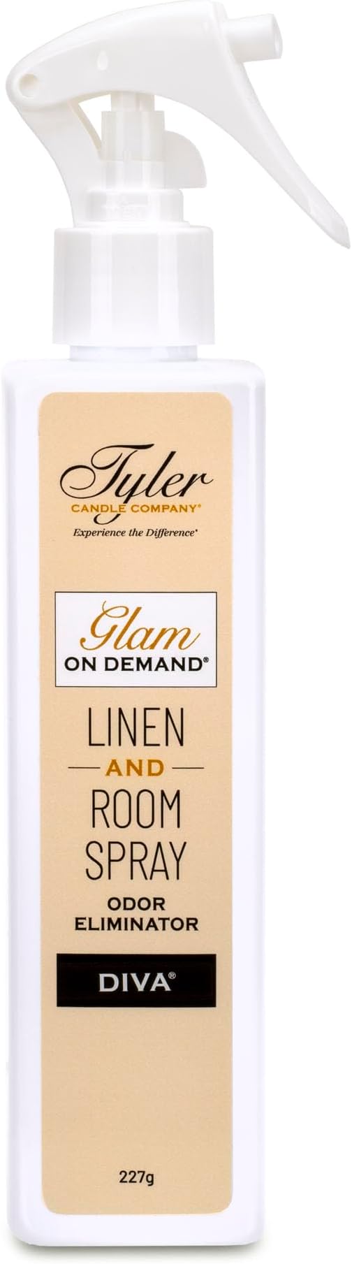 Tyler Candle Company - Spray On Demand - Diva fragrance - 227g / 8oz, Clear