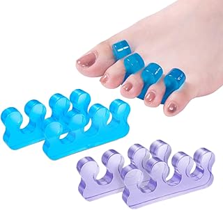 ZaxSota Toe Spacers Pedicure Toe Separators Toe Separators for Nail Polish Repeatable Washable Toenail Dividers Easy Finger and Toenail Polish Grooming