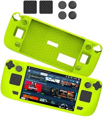 Capa de silicone com tudo incluído para Steam Deck, capa protetor...