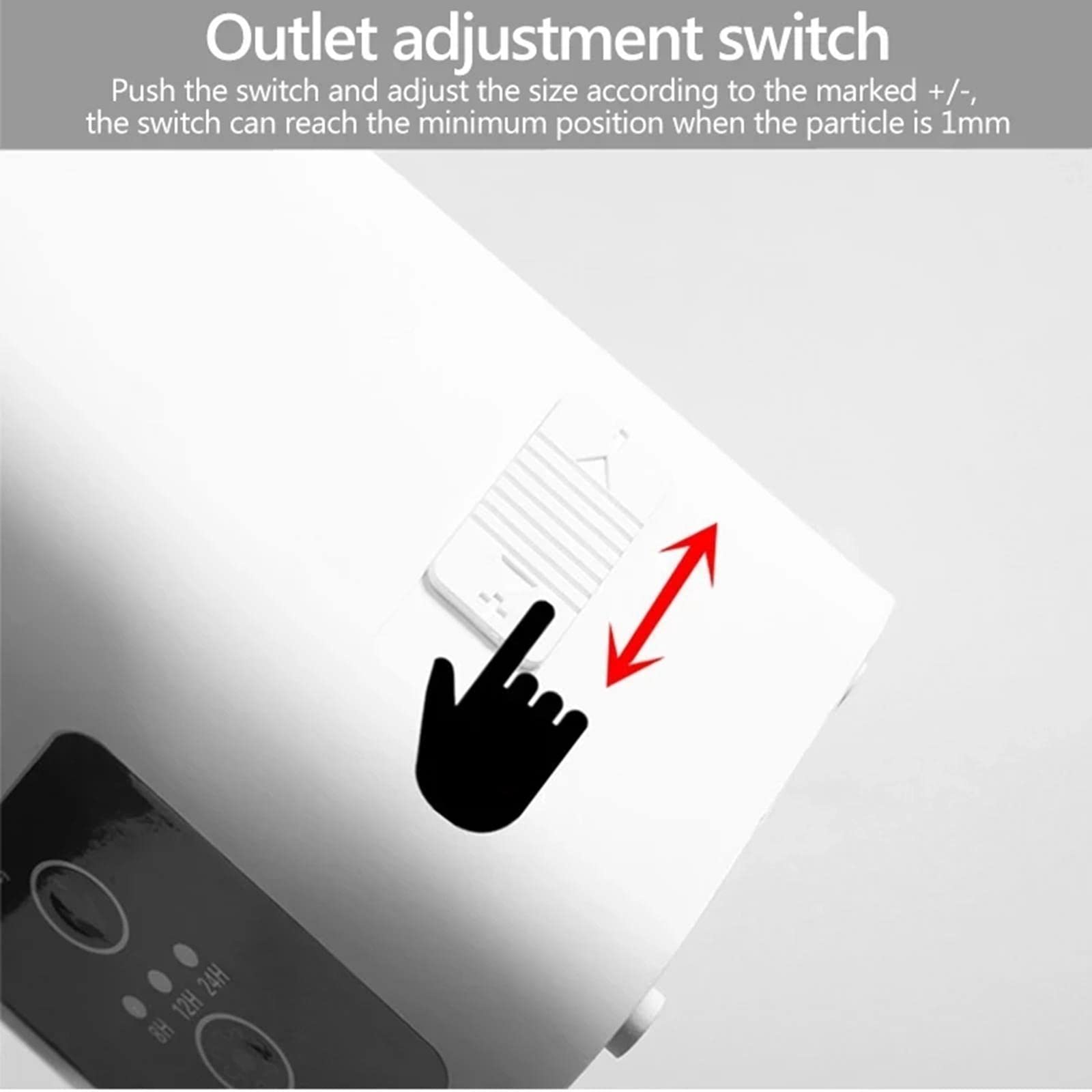Distributeur Automatique de Nourriture pour Poissons, Aquarium et Bassin, avec Distributeur Détachable, Idéal pour Les Fêtes.