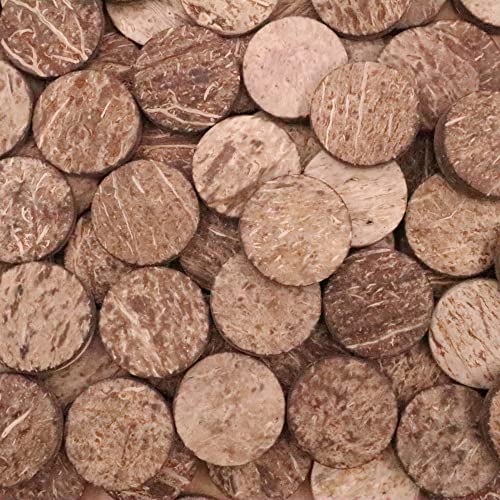 Coconut shell Discs, Brown