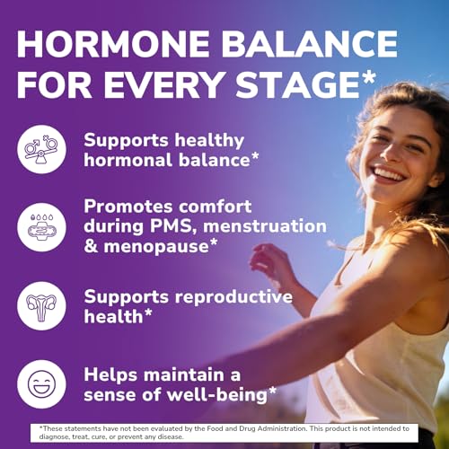Vitalibre Organic Vitex Chasteberry Supplement for Women, Hormone Balance, Fertility Support, Healthy Menstrual Cycle, Vegan, 120 Capsules — view 3