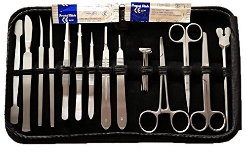 Forgesy Premium quality Stainless Steel Dissection Kit set with tools for Medical Students of Anatomy, Biology, Veterinary, Marine Biology with Case (B085FRZZTV) Amazon Price History, Amazon Price Tracker