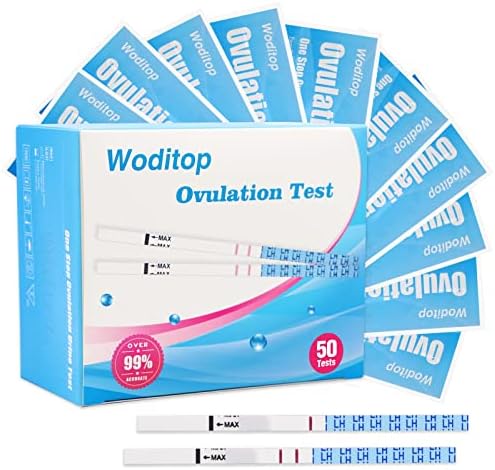 Ovulation Test Strips 50 Pack Fertility Tests Ovulation Predictor Kit Fast Home Self-Checking