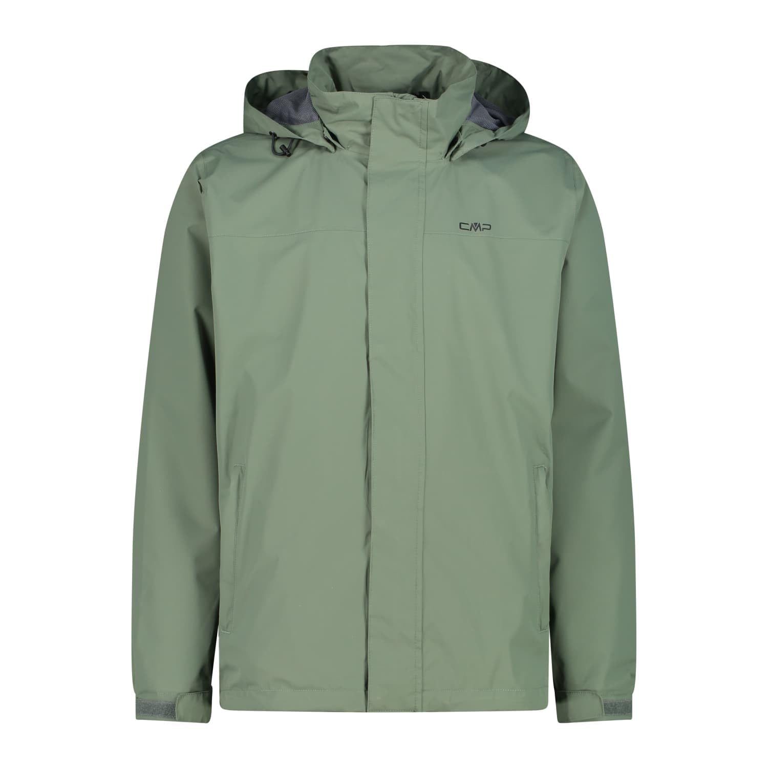 CMP MENS JACKET SNAPS HOOD, SALVIA, 4XL