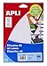 APLI 1867 - Etiquetas A5 blancas 20,0 x 50,0 mm 15 hojas