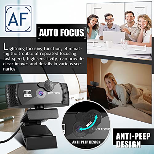 Webcam 2K caméra Web avec micro pour résoudre vos problèmes de visioconférence - 5
