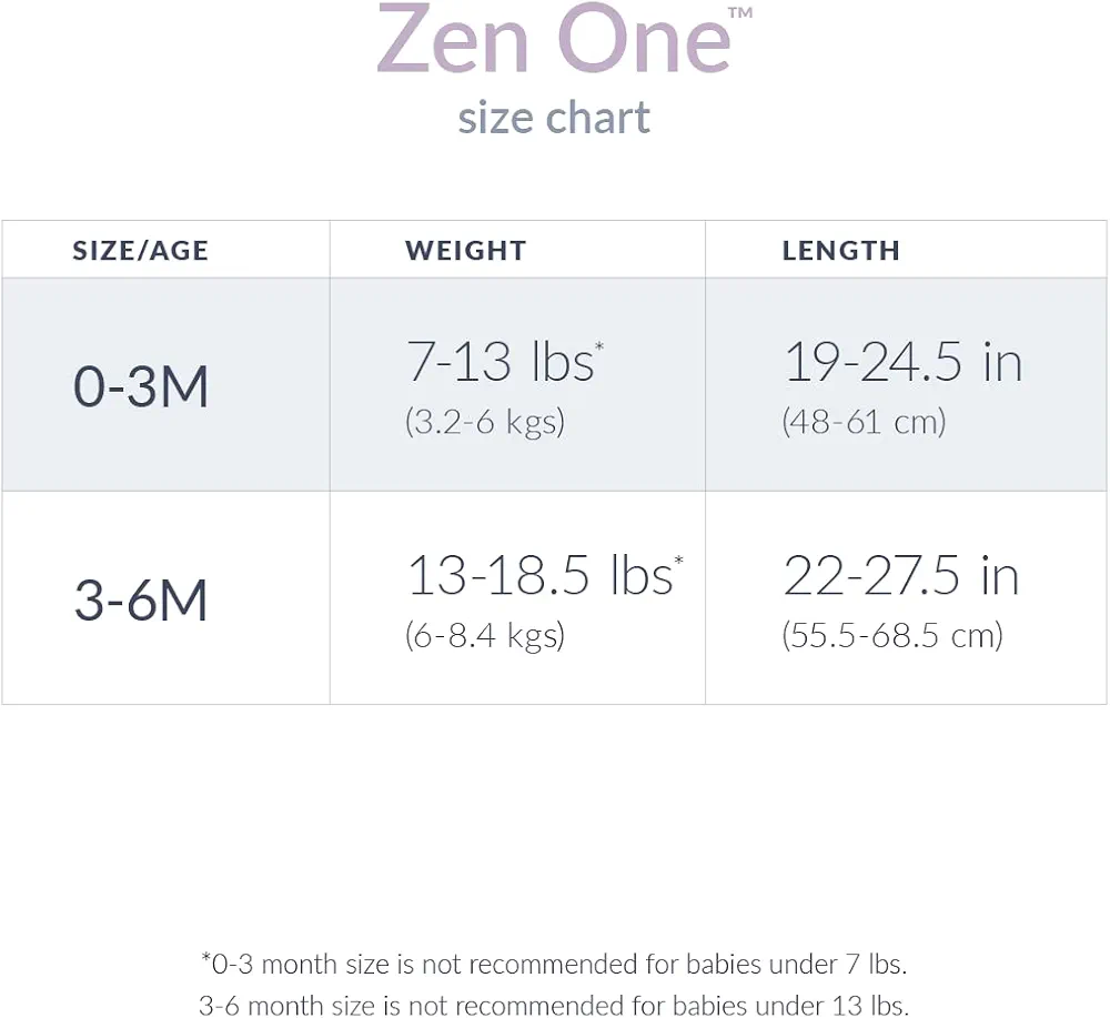 Nested Bean Zen One Gently Weighted Swaddle, Baby 36 Months, 1116