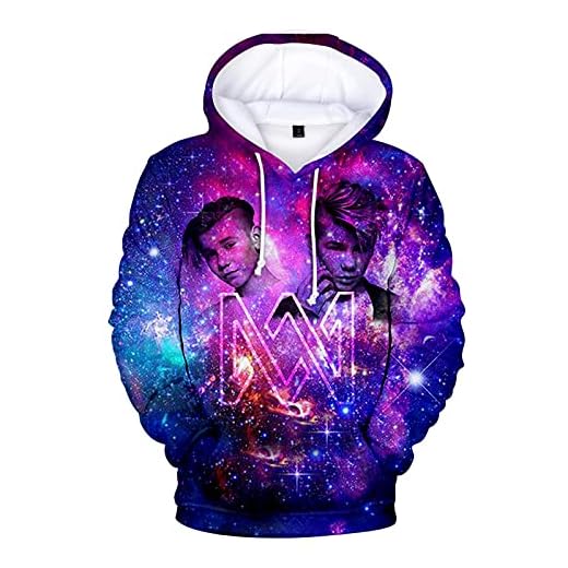 MR.YATCLS Marcus and Martinus Merch huvtröja unisex 3D-tryckt musik pullover huvtröja män och kvinnor huvtröja med ficka