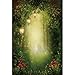 Produktbild YongFoto 1x1,5m Vinyl Foto Hintergrund Märchen Wald mit Laternen Green Medow Blumen Fotografie Hintergrund für Photo Booth Baby Party Banner Kinder Fotostudio Requisiten