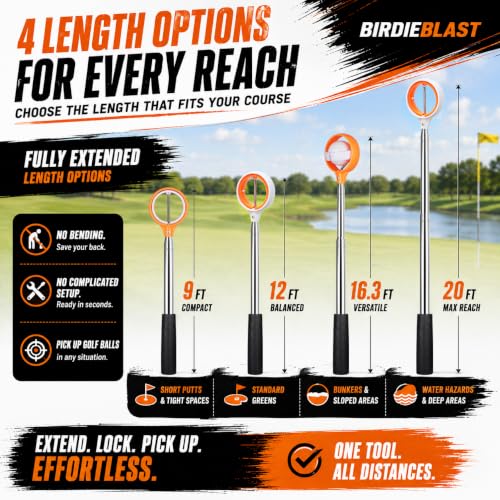 Pro Spring Release Golf Retriever