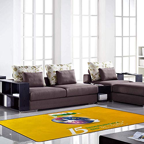 Tapis de maison moderne CHEHONG grand format en polyester noble