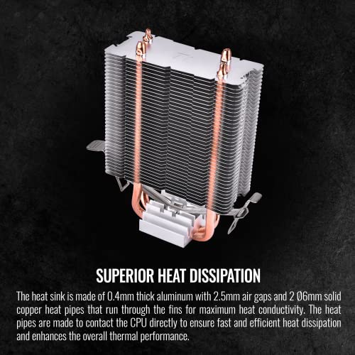 Thermaltake Contac 9 Se Cpu Cooler, 120W Cooling Power, 92Mm Pwm Fan, Support Intel Lga 1700/ Amd Am5,Am4, Cl-P106-Al09Wt-A, Black #TOP1