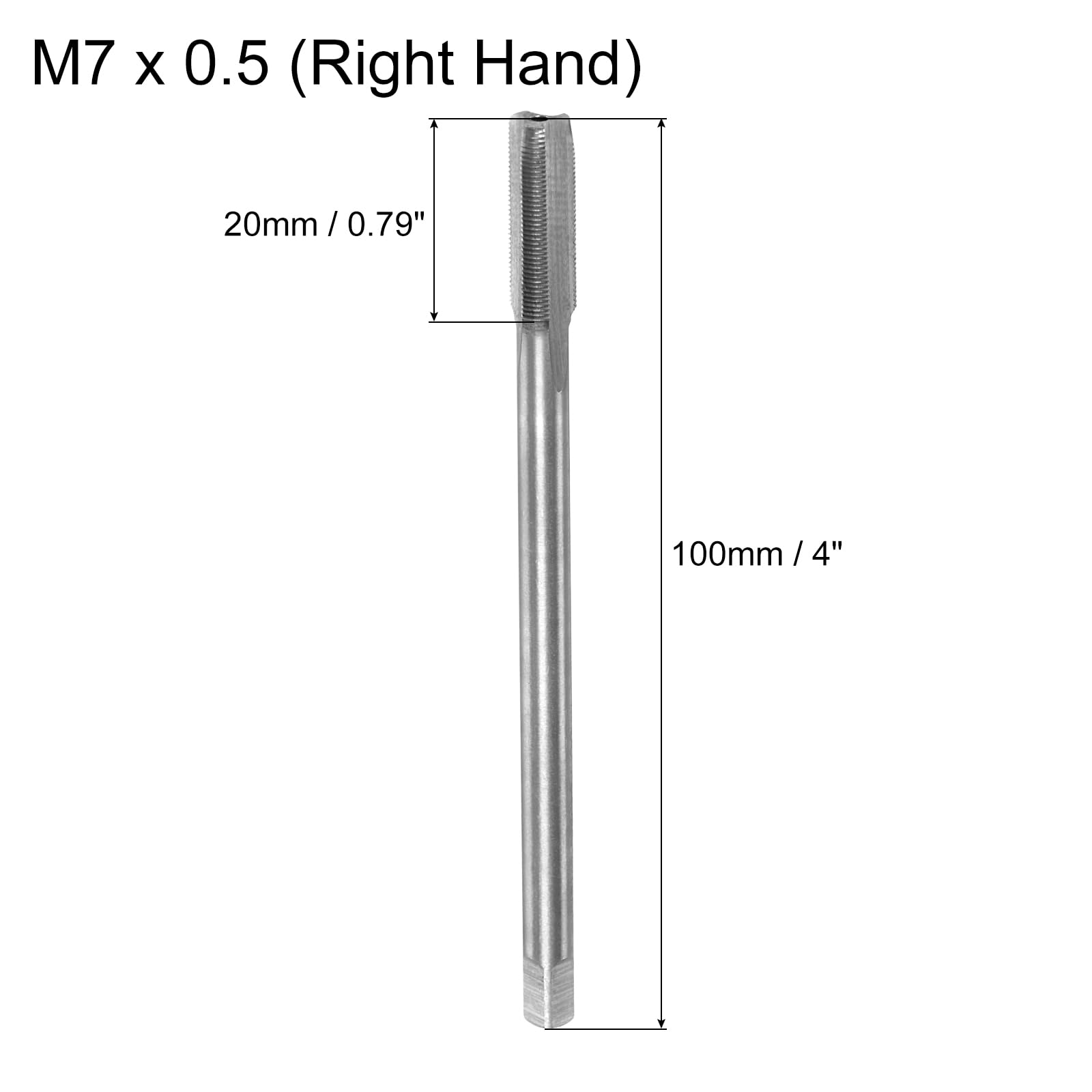 QUARKZMAN 2Pz Maschi A Filetto Diritto, M10 x 1.5 Passo Sinistro Metrico, Rivestimento In Titanio, Utensile Per Maschiatura E Fresatura Filettata, Acciaio Alta Velocità M35 Cobalto