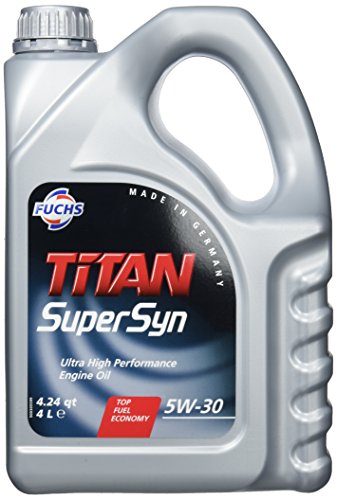 Amazon | フックス エンジンオイル TITAN SUPERSYN SAE 5W-30 4L