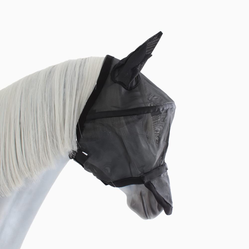 Busse Fliegenmaske Fly Professional, Shetty, schwarz