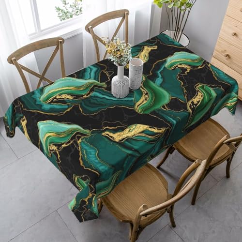 Nappe imperméable bleu sarcelle lavable pour protéger la table du restaurant