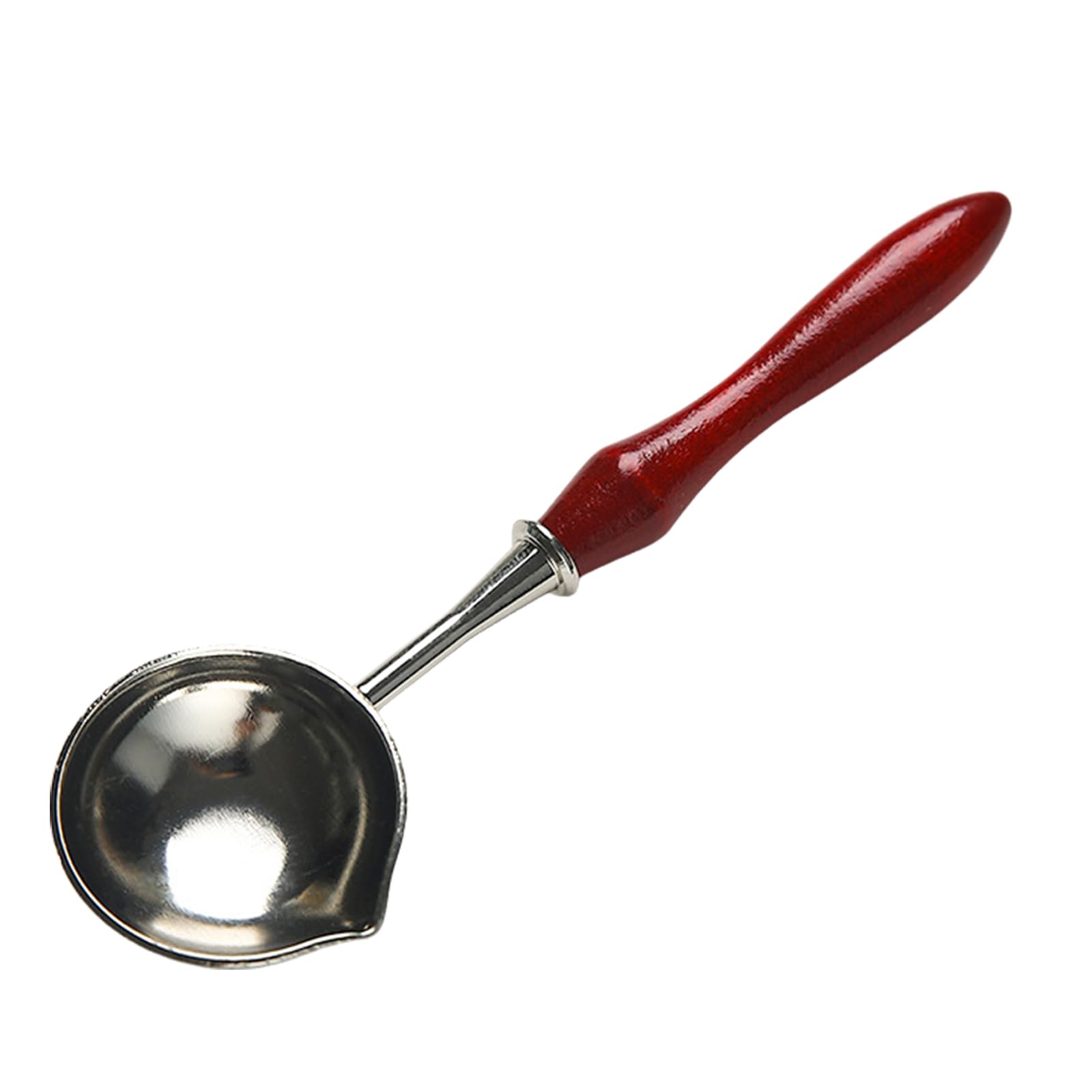 Buxuaaaa D 5Pcs Woo Handle Sealing Spoon For Sealing Stamp Envelope Ecoration, Stamp Melting Spoon Cooking