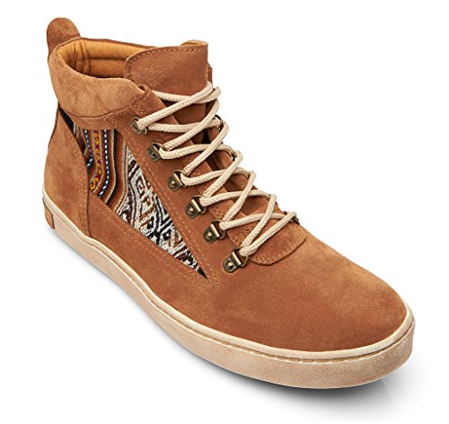 Inkkas - Tan Suede Camping Boot - Handcrafted Artisan Women's & Men's Rugged and Durable Leather Shoes…3