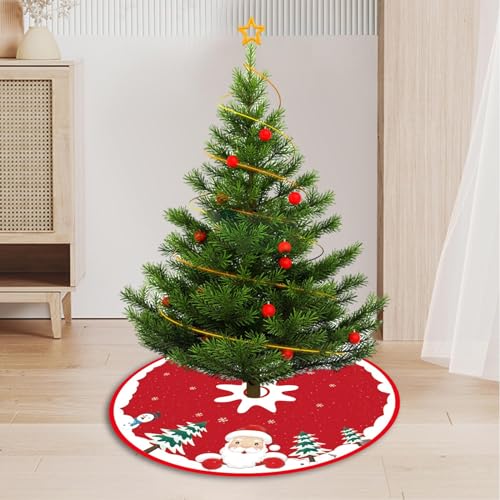 Colcolo Saia de árvore de natal, avental de árvore de natal, diâmetro 90cm, decoração de natal, saia