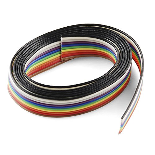 INSIGNIA LABS -10 Meter 10 Core Rainbow Color, Flat Ribbon Wire Cable, Pack of 10 Cables, 1 Meter each. (B09C37QQSX) Amazon Price History, Amazon Price Tracker