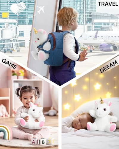 naturally kids unicorn toys for age 3 birthday gifts for 2 year old girls 3 year old girl gifts toddler unicorn backpack