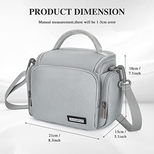 Maleta para cámara DSLR G-raphy gris Parma miniatura 3