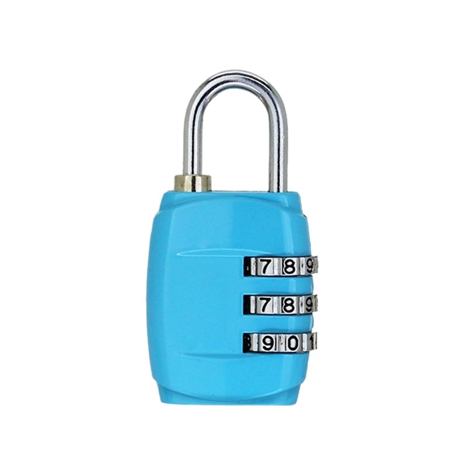 Combination Padlock Luggage Travel Lock 3 Dial Digit Password Combination