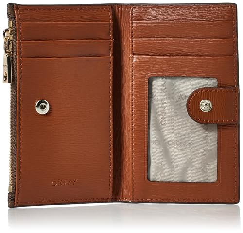 DKNY Women's Bryant Bifold Travel Accessory Envelope Card Holder, Mocha/Caramel, S, Contemporary4