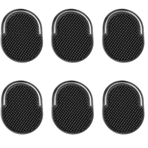 6 Pack Palm Comb For Men Finger Shampoo Comb Pocket Brush Suitable For Hair Styling And Head Massage For Family Travel Office And Pets