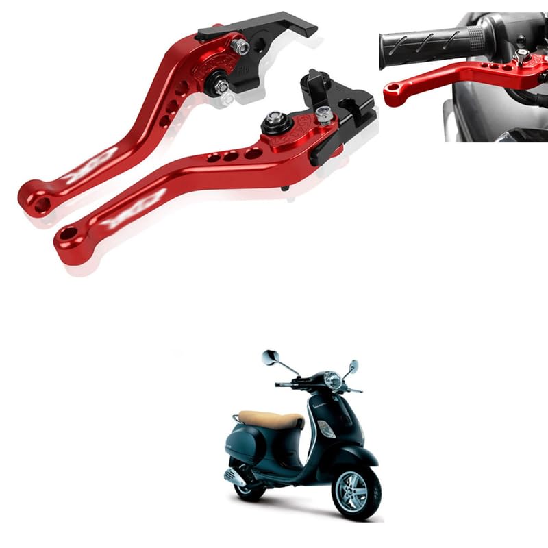 1 Pair Double Disc Brake Lever Universal CNC Aluminum Alloy Motorcycle Modification Double Disc Brake Lever for Motorcycles, Scooters Comfortable With Ves-pa-image-40