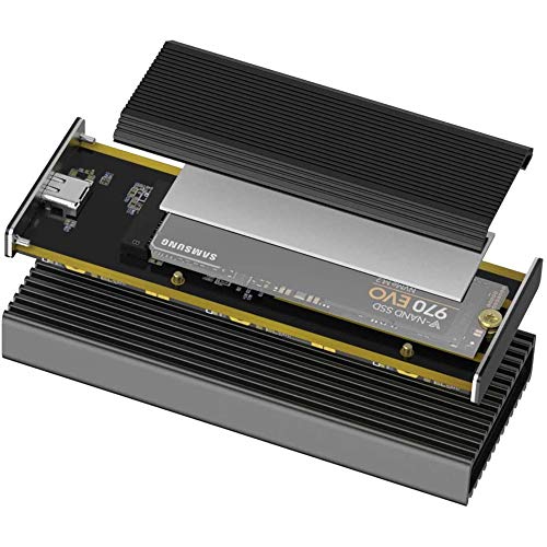 Caja Externa USB 3.1 para SSD M.2 NVMe 10Gbps miniatura 2