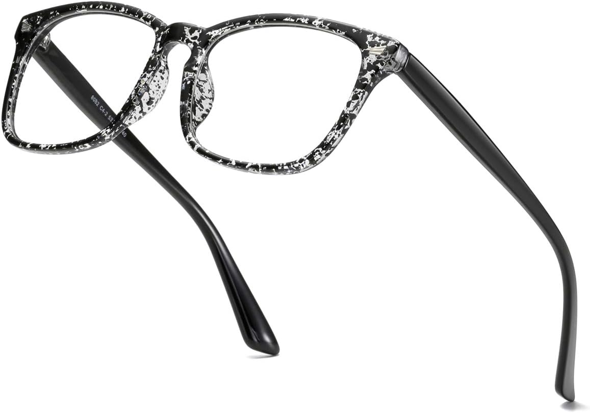 Unisex Stylish Square Non-Prescription Eyeglasses Clear Lens Glasses