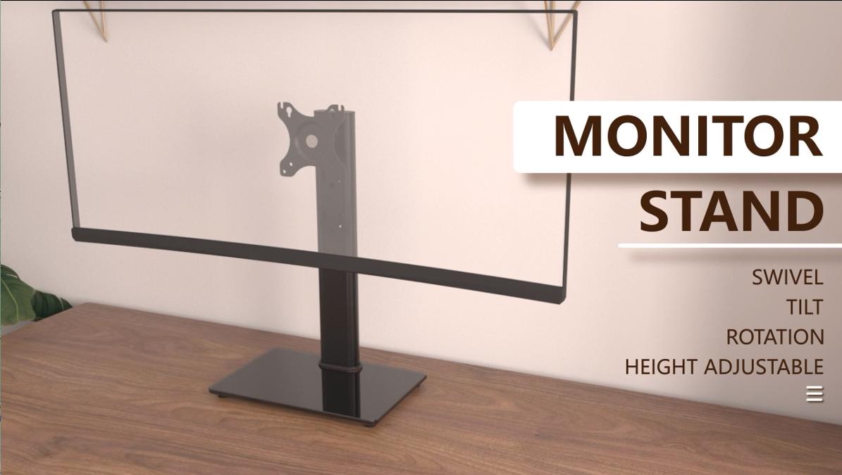 Rfiver PC Monitor Stand for Monitor Up to 32 Inches, Desk
