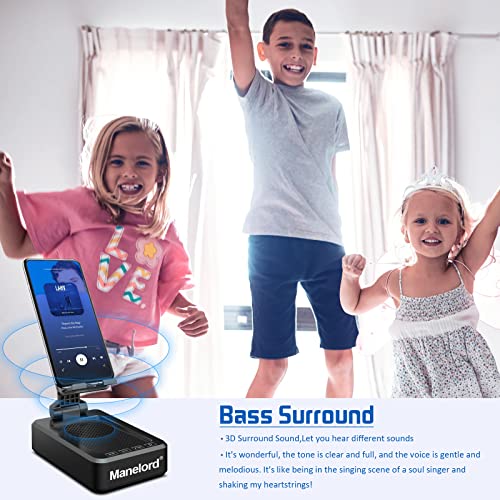 Cell Phone Stand With Wireless Bluetooth Speaker Compatible For Iphone/Samsung/Ipad Tablet, Anti-Slip Design Phone Stand With Hd Surround Sound For Home,Office,Outdoor Etc. #TOP6