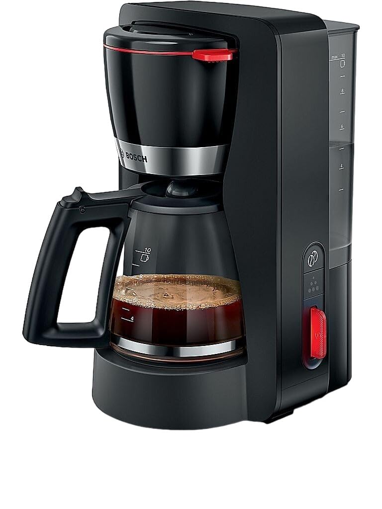Bosch TKA4M233, machine à café filtre, mousseur à lait, réservoir amovible