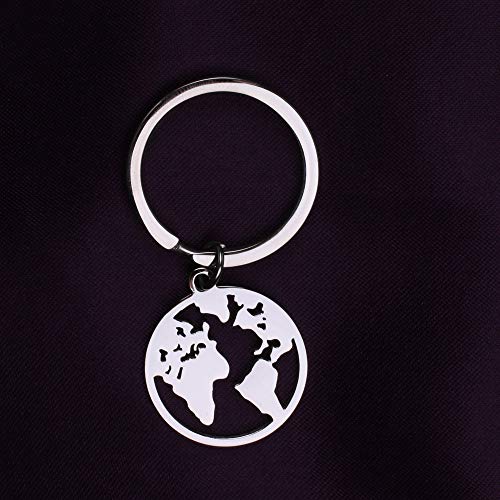 World Map Necklace Mother Earth Necklace Long Distance Travel Gift3