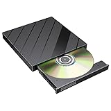 SONGMODE External DVD/CD Drive, External CD DVD +/-RW Drive USB 3.0 & USB-C DVD Burner Player Reader Writer Optical cd Burner for Laptop Mac MacBook Pro/Air, Windows 11/10/8/7, Linux PC