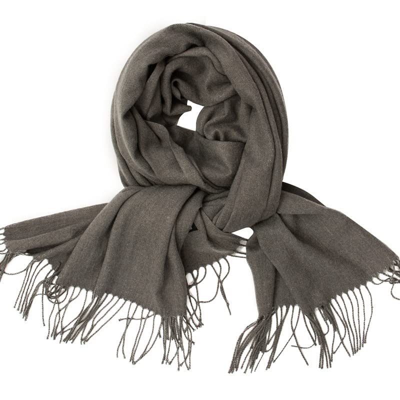 Sciarpa Calda Sciarpa da Donna Autunno Inverno in Cashmere Frangia Sciarpe in tazzina a Doppia Faccia addensata Scialle Involucro Femminile for Le Donne Regalo per La Vita Quotidiana(B)
