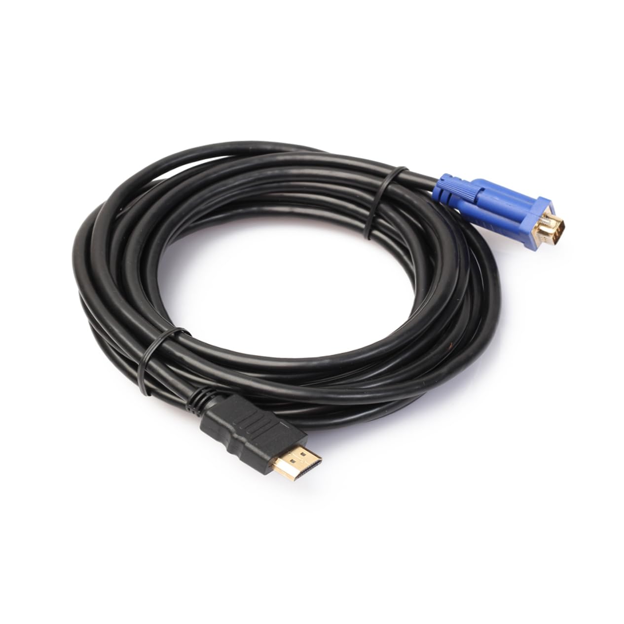 KONTONTY Gold Male to Vga D- Sub Video Converter to Adapter Cable to Cable for Computer 1080p Male to Male to Video Adapter Male to- 15 Male to Connector Displayport to Adapter to Cord