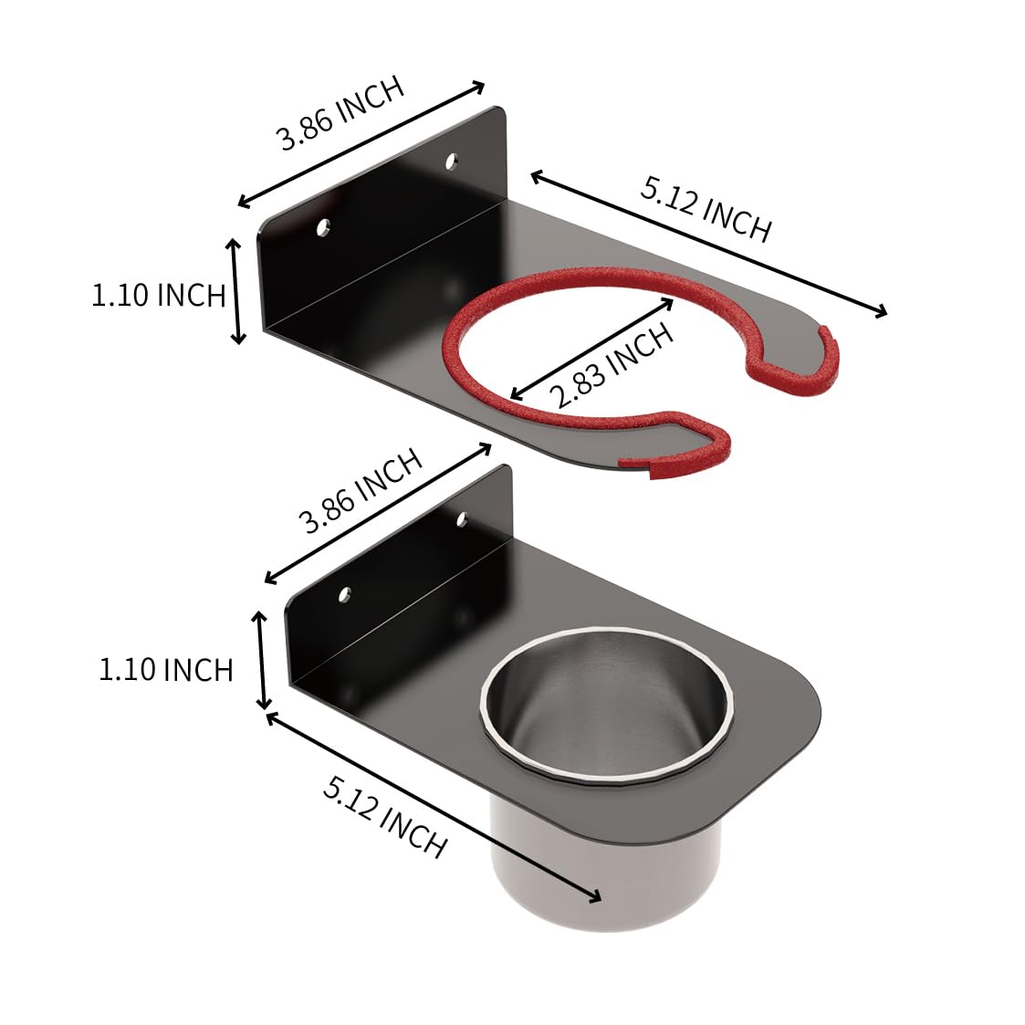 Soporte de embudo de aceite de metal para almacenamiento, altura ajustable en la pared con taza de goteo desmontable, ahorro de espacio para garaje, remolque, cobertizo de herramientas, taller